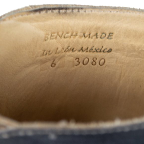 BED STU Empress Black Rustic Wedge Lace-Up Distressed Leather Tall Boots - Picture 10 of 16